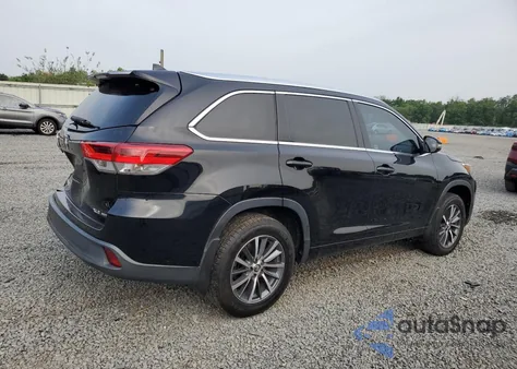 2017 Toyota Highlander Se from USA, damaged, VIN 5TDJZRFH1HS444153